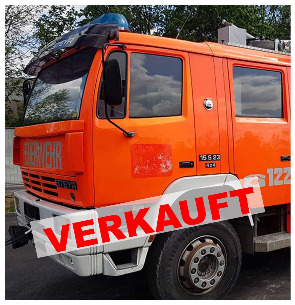 Optimobil in Grödig bei Salzburg verkauft Feuerwehrfahrzeug Steyr 15S23 RLF