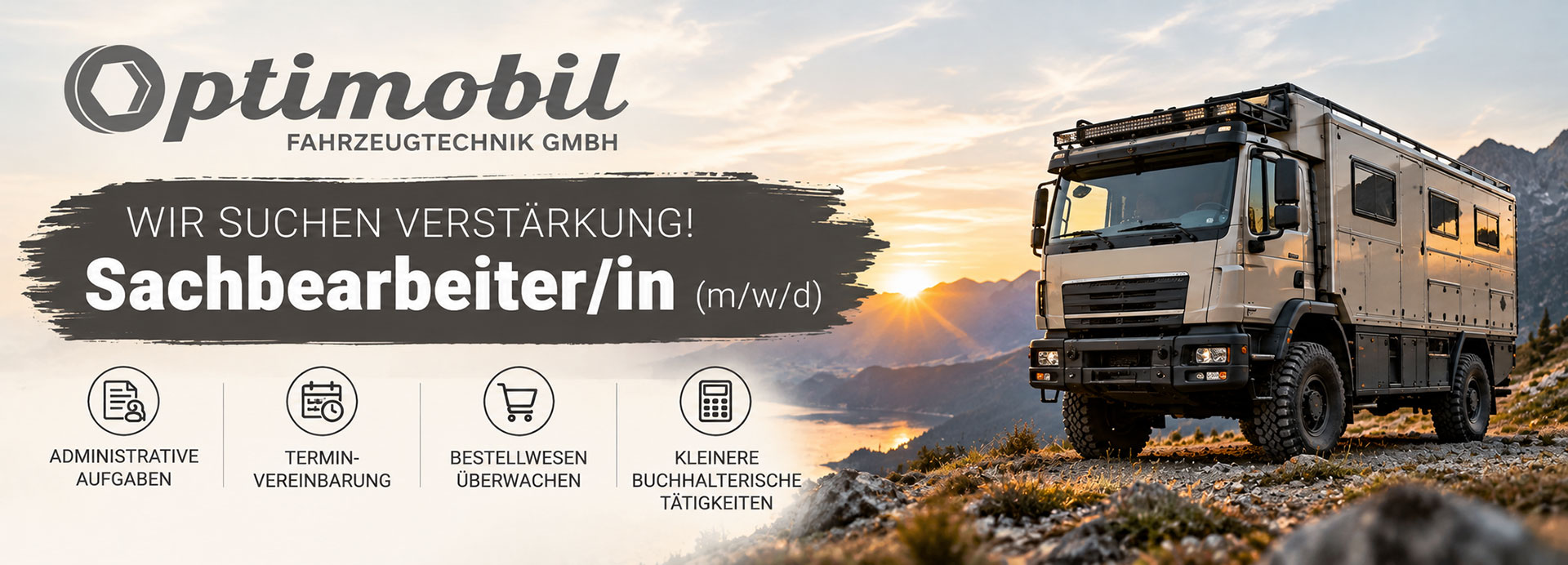 Jobangebot Sachbearbeiterin Salzburg - bei Optimobil Fahrzeugtechnik in Grödig